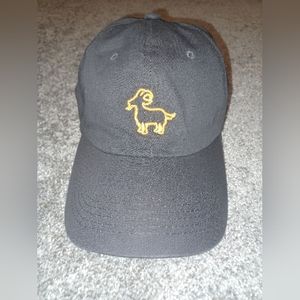 Goat Social Track Club Strapback Hat I'm Grey / Orange ~ Size: OSFA